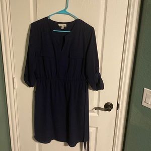 Navy blue dress